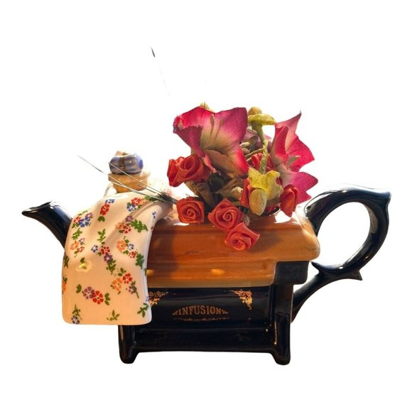 💋 4 FOR $50 / VINTAGE CARDEW INFUSION MINI TEAPOT (MISSING TOP) - Picture 1 of 9